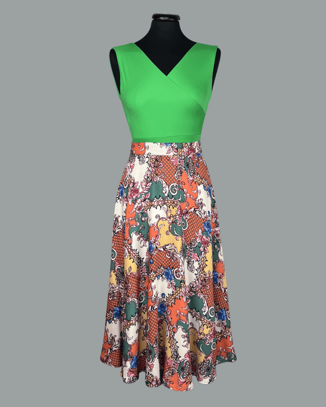 Sárga - indás textil + Dressz 018