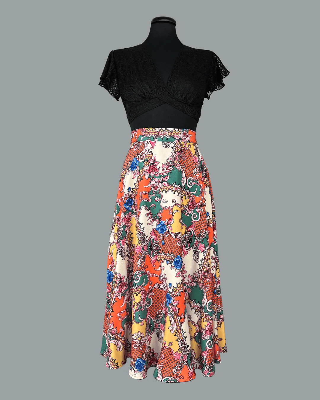 Sárga - indás textil